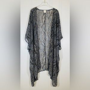 By Together Snakeskin Kimono Medium